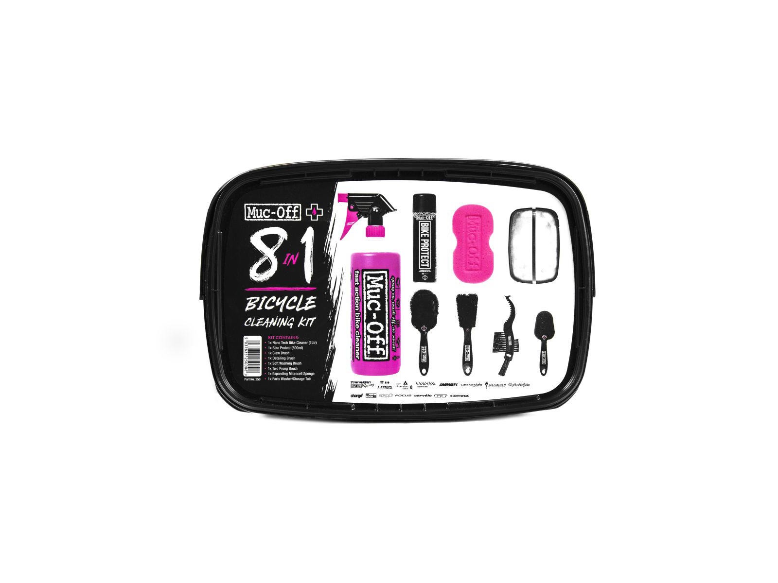 MUC-OFF 8-1 bike cleaning kit pyöränpesusarja