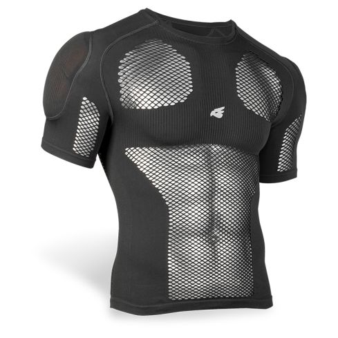 BLUEGRASS Seamless B&S D3O Upper body and back S/M Black  