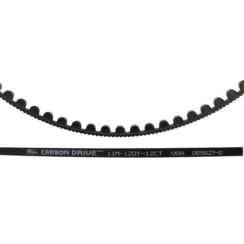 GATES CDX Carbon Drive Belt 120T  Black/black Pitch: 11 mm, Width: 12 mm, '1/1 