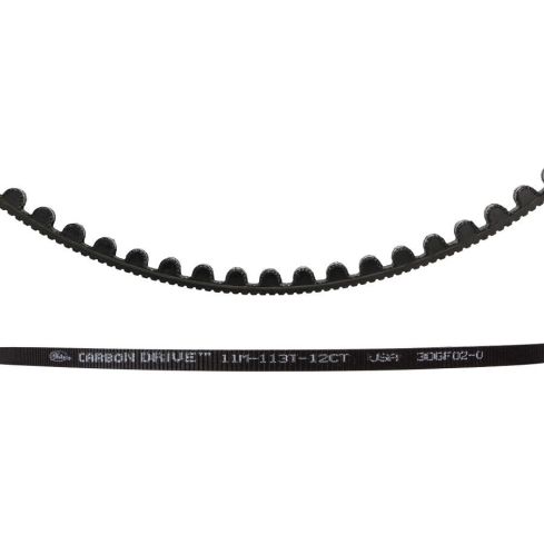 GATES CDX Carbon Drive Belt 113T  Black/black Pitch: 11 mm, Width: 12 mm, '1/1 