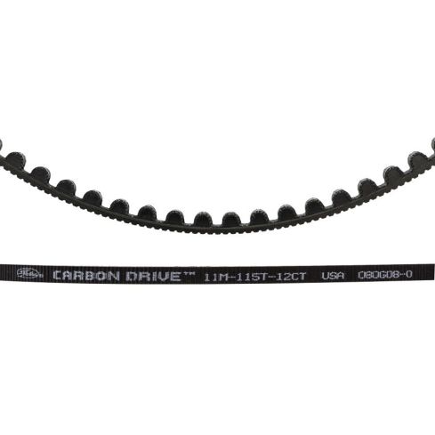 GATES CDX Carbon Drive Belt 115T  Black/black Pitch: 11 mm, Width: 12 mm, '1/1 