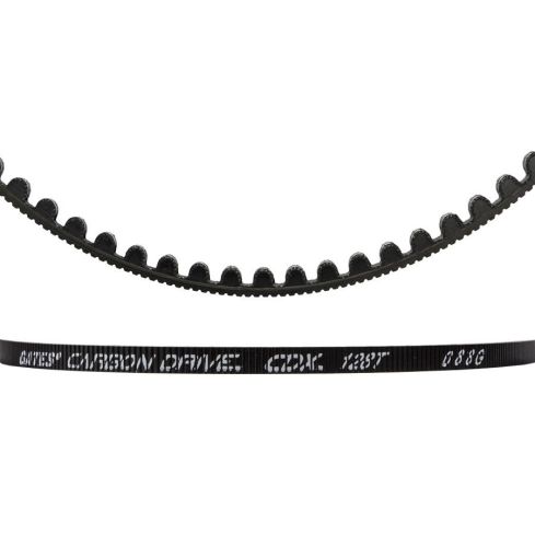 GATES CDX Carbon Drive Belt 128T  Black/black Pitch: 11 mm, Width: 12 mm, '1/1 
