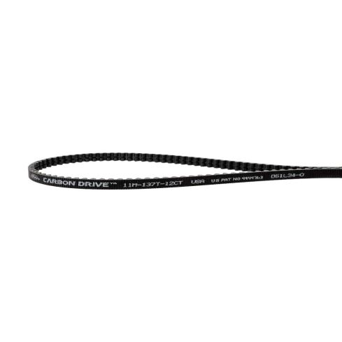 GATES CDX Carbon Drive Belt 137T  Black/black Pitch: 11 mm, Width: 12 mm, '1/1 