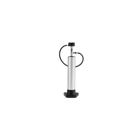 CRANKBROTHERS Klic floor pump canister silver & digital hose kit  