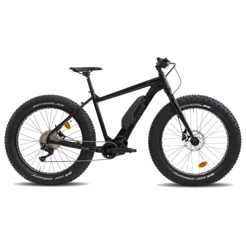 Helkama FE10 10v Sähköfatbike Musta