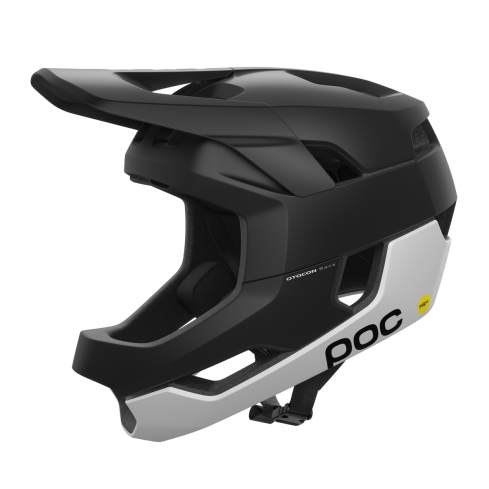 Poc Otocon Race Mips Full-Face Kypärä, Musta/Valkoinen