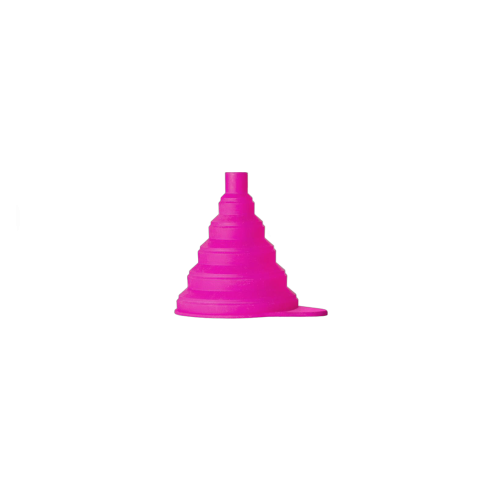 MUC-OFF Silicone Funnel 110x30x88 mm Pink -suppilo