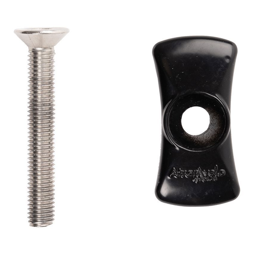 ATRAN VELO Carrier accessory Top Clamp Black + M10x70 stainless screw  