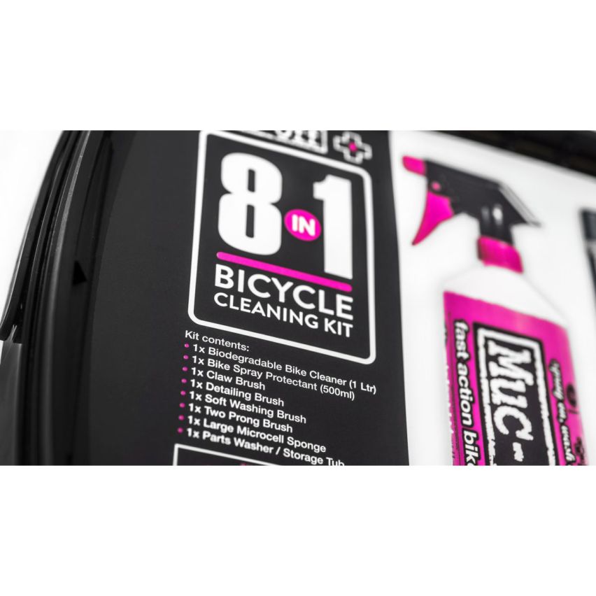 MUC-OFF 8-1 bike cleaning kit pyöränpesusarja