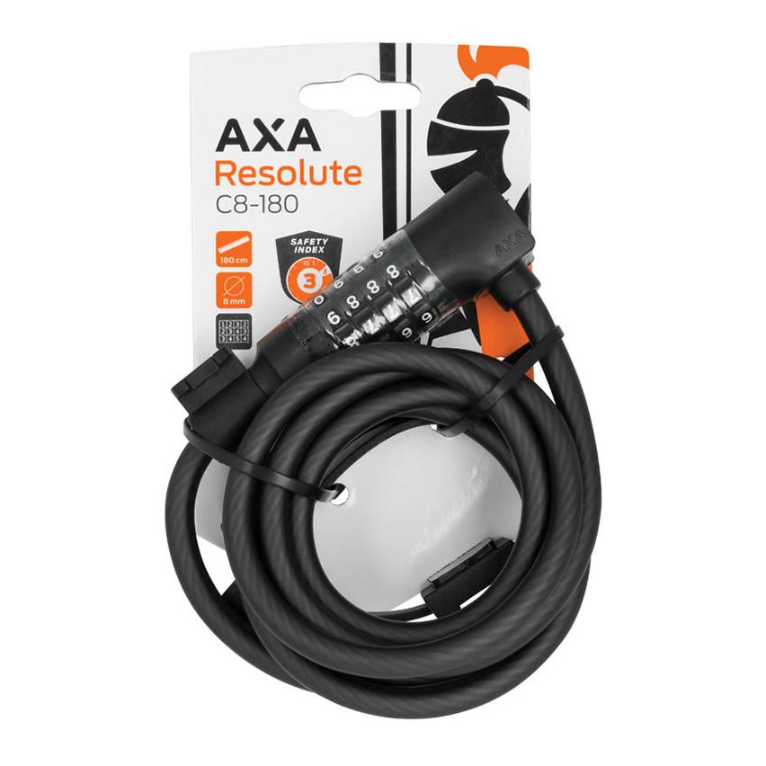 AXA Cable Resolute C8 - 180 Code Cable lock  