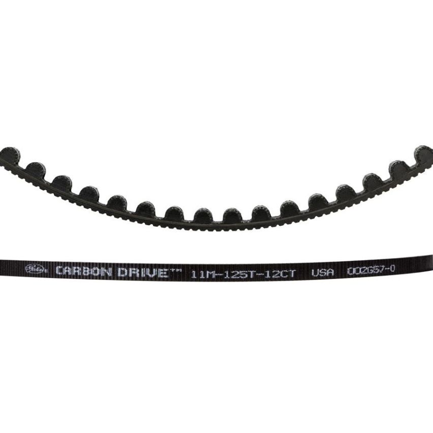 GATES CDX Carbon Drive Belt 125T  Black/black Pitch: 11 mm, Width: 12 mm, '1/1 