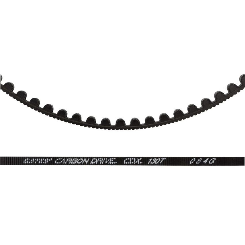 GATES CDX Carbon Drive Belt 130T  Black/black Pitch: 11 mm, Width: 12 mm, '1/1 