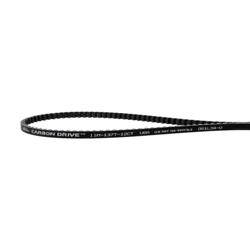 GATES CDX Carbon Drive Belt 137T  Black/black Pitch: 11 mm, Width: 12 mm, '1/1 