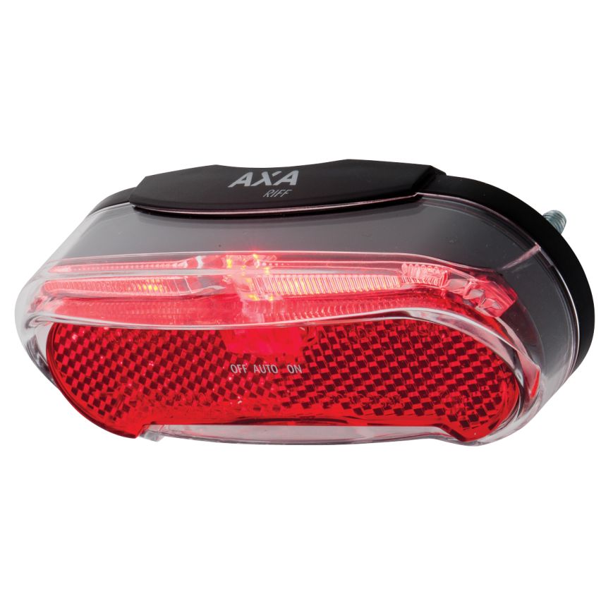 AXA Rear light Riff Battery Auto Black   