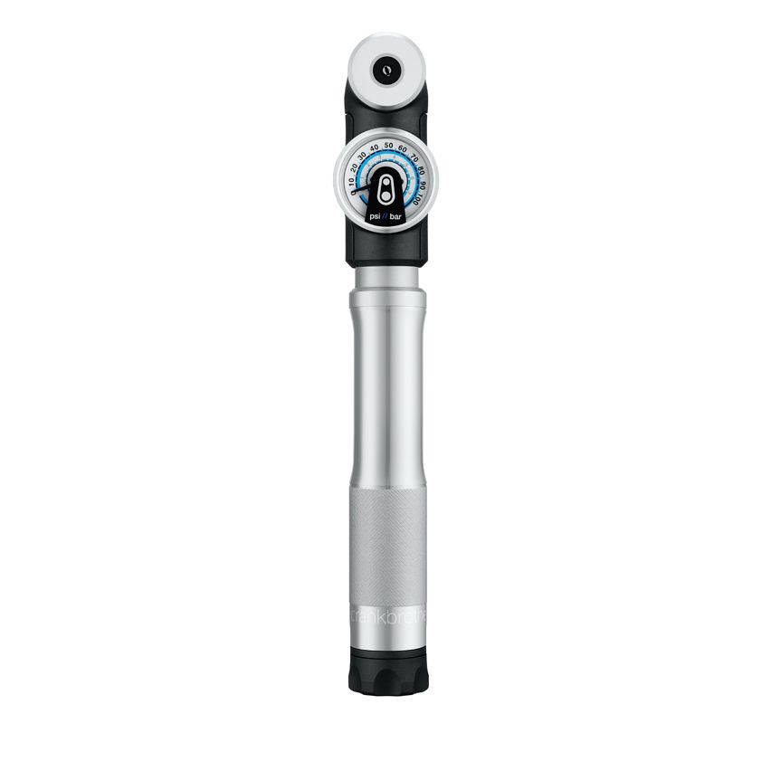 CRANKBROTHERS Mini pump Sterling SG Gauge 7 bar/100 psi Silver  