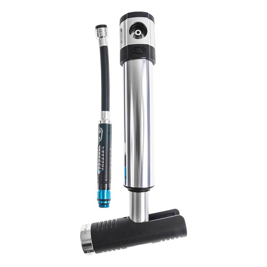 CRANKBROTHERS Mini pump Klic HV Gauge 7,6 bar/110 psi Silver  