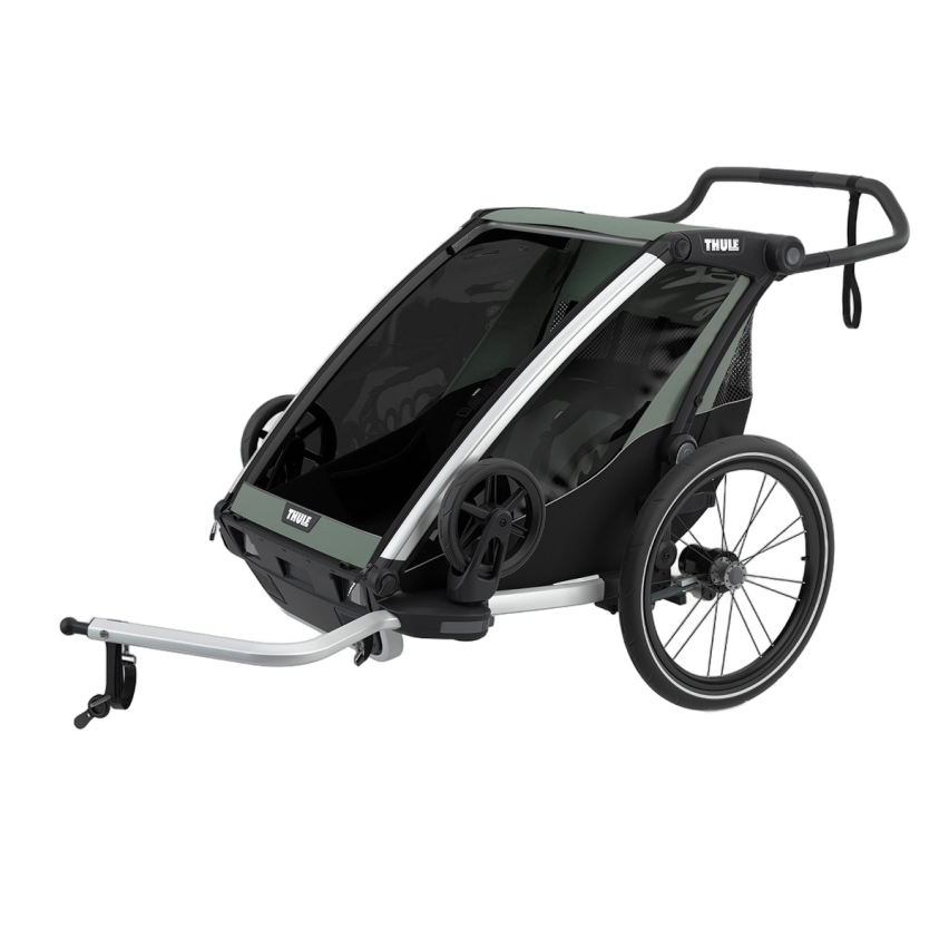 Lastenkuljetusperäkärry THULE Chariot Lite 2, Agave