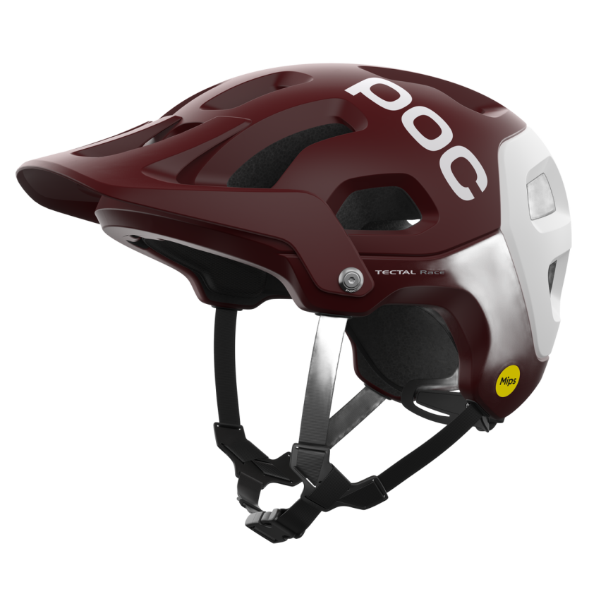 POC Tectal Race MIPS Punainen/Valkoinen Pyöräilykypärä