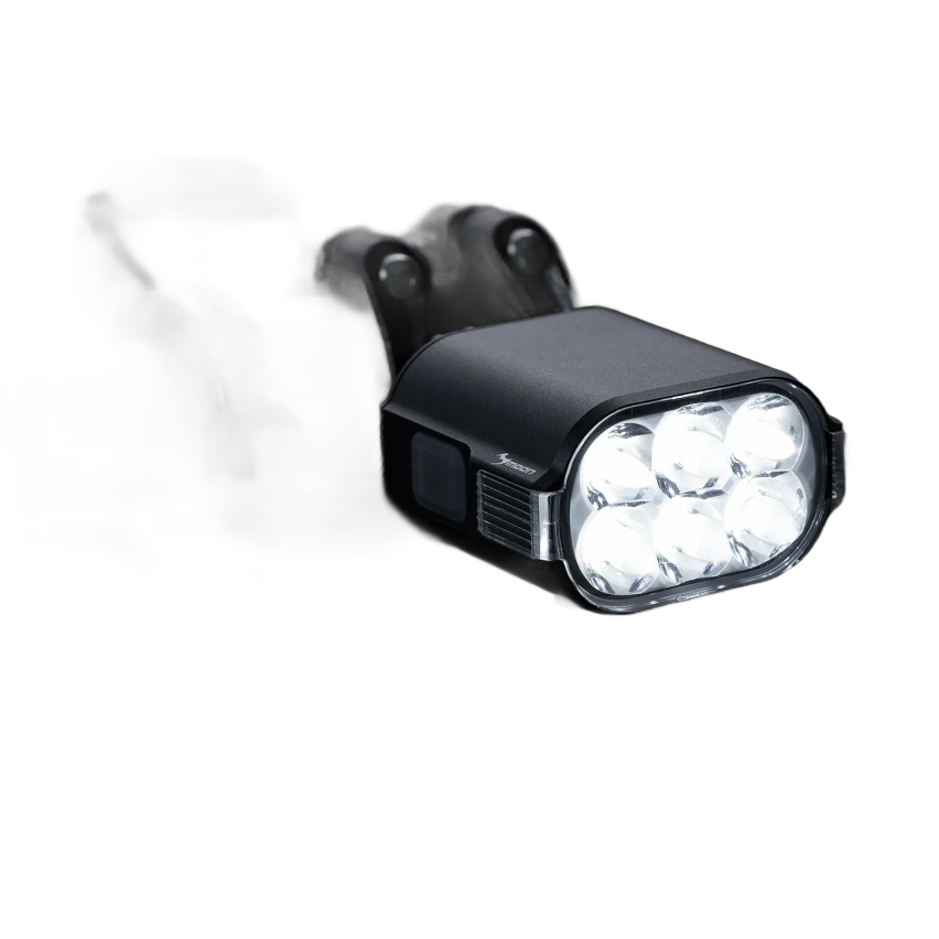 MOON Front light E-Power 2000 Black etuvalo