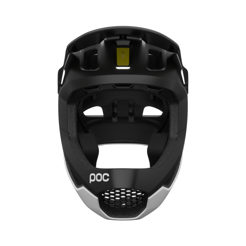 Poc Otocon Race Mips Full-Face Kypärä, Musta/Valkoinen