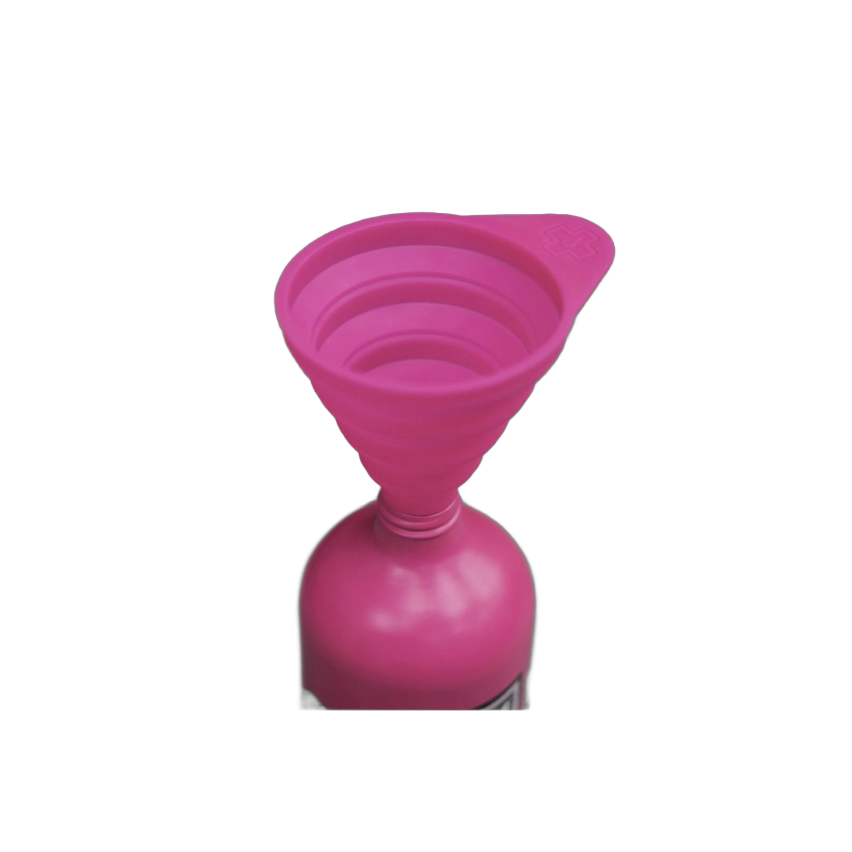 MUC-OFF Silicone Funnel 110x30x88 mm Pink -suppilo