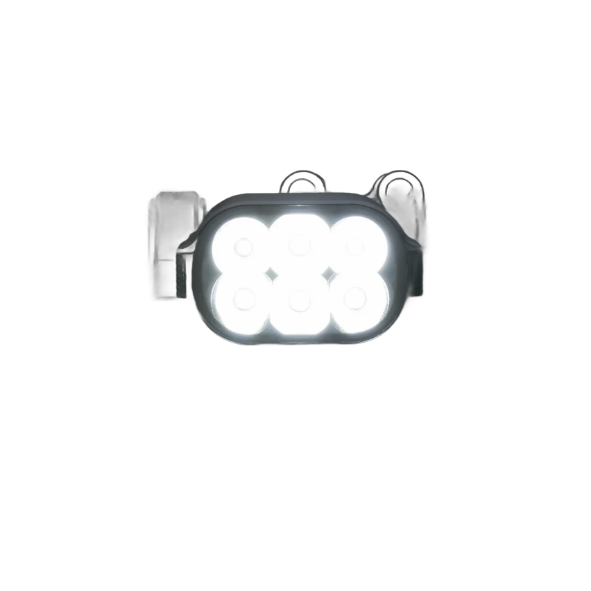 MOON Front light E-Power 2000 Black etuvalo