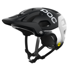 POC Tectal Race MIPS Musta/Valkoinen Pyöräilykypärä
