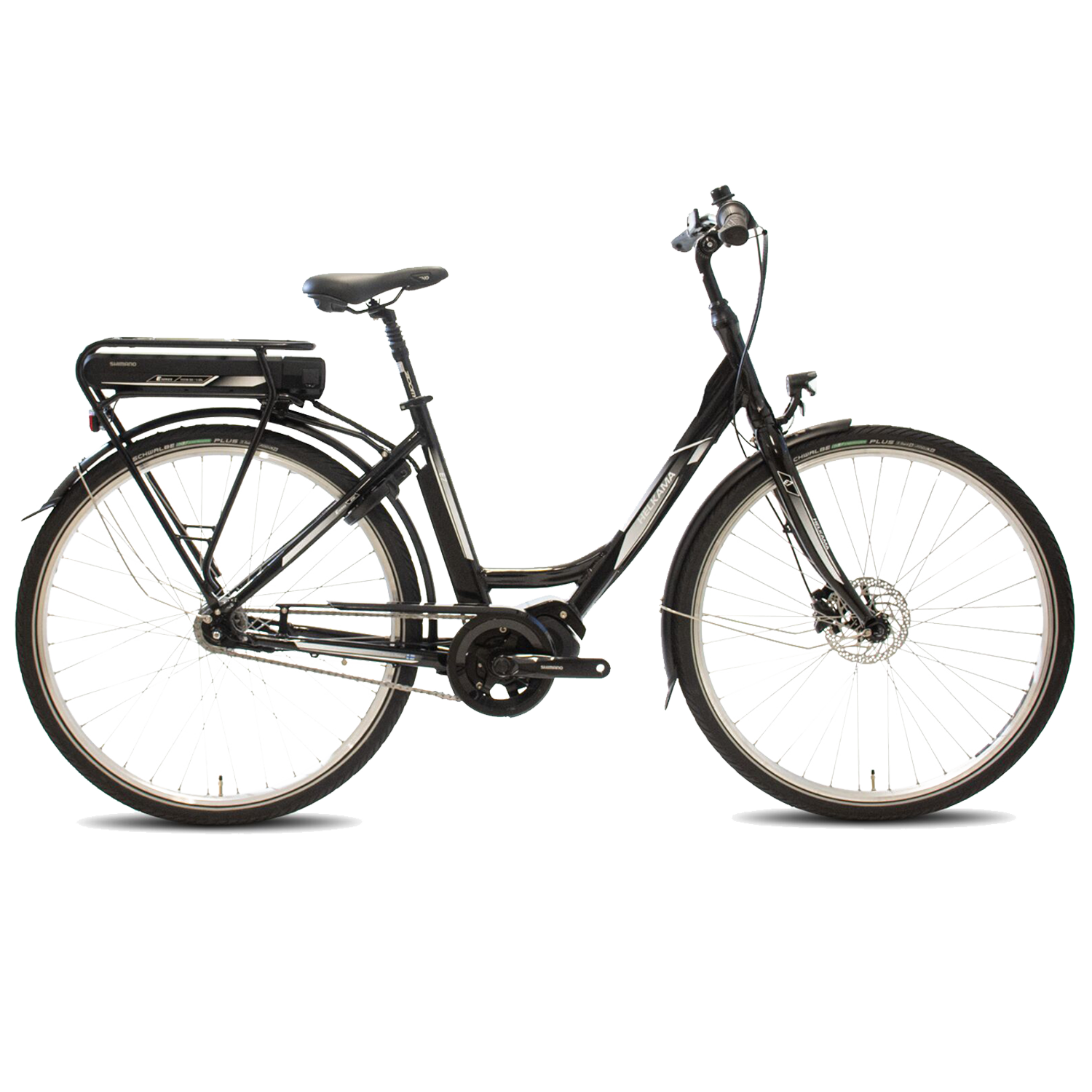 Helkama E7 7v 28″-Musta Sähkökaupunkipyörä