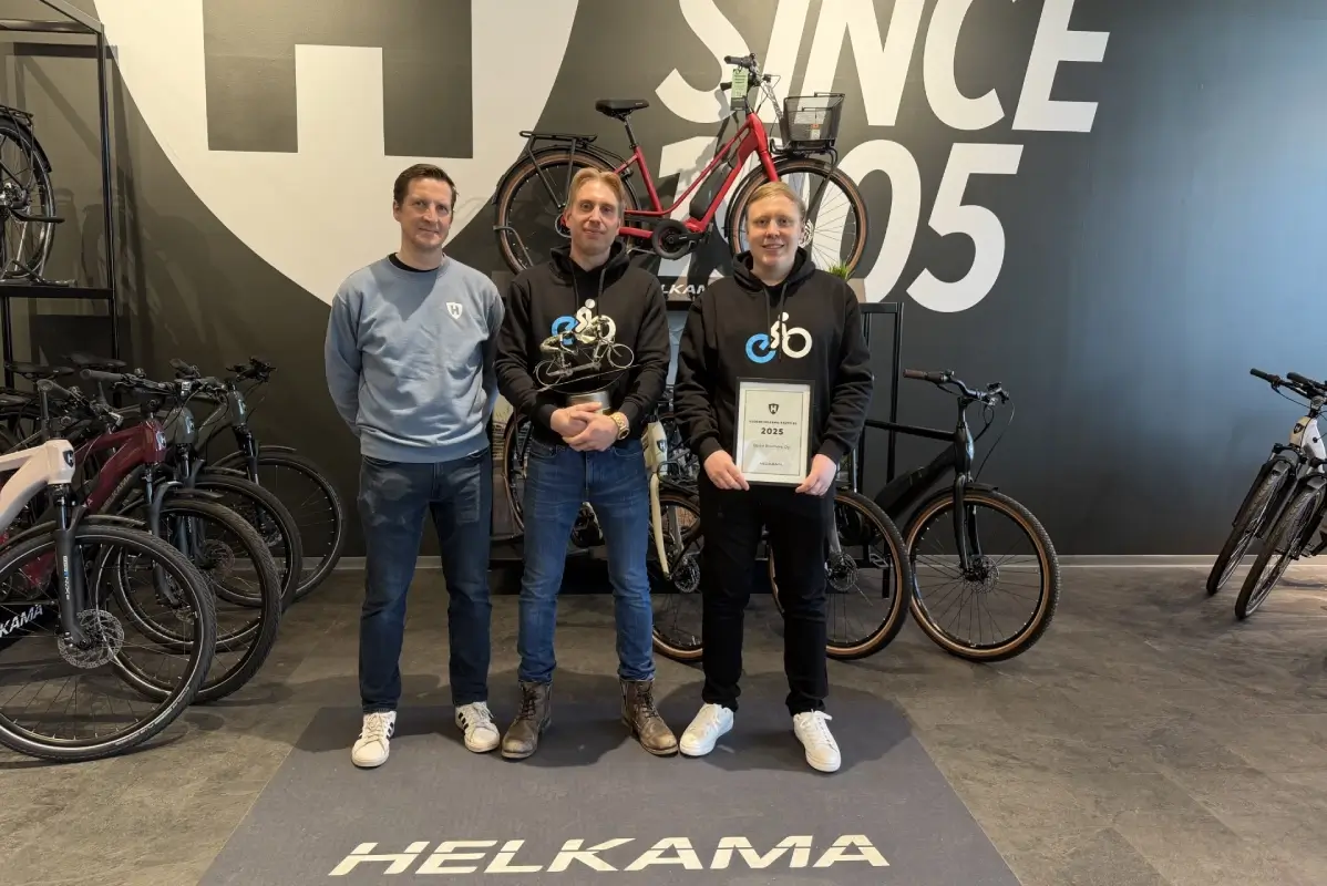 Ebike Brothers on vuoden Helkama kauppias 2025