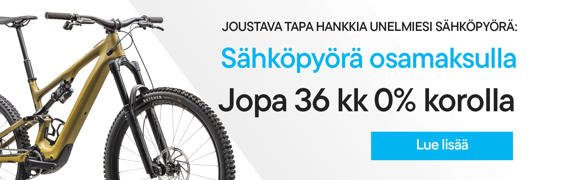 Sähköpyörä osamaksulla